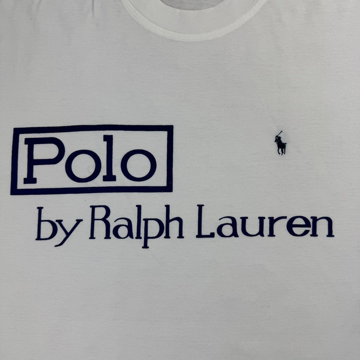 Polo Ralph Lauren Vintage Rare Polo Ralph Lauren Tag Logo T-shirt Size US L / EU 52-54 / 3 - 6 Thumbnail