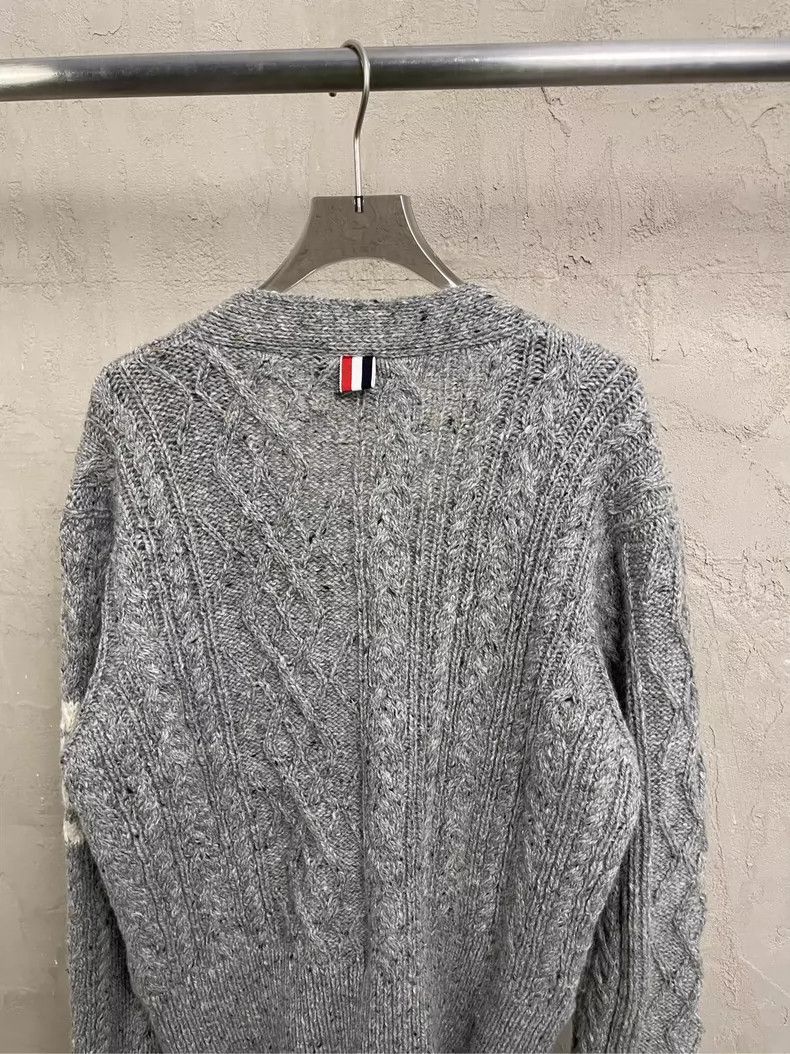Thom Browne Thom Browne size4 Gray wool sweater Size US XL / EU 56 / 4 - 6 Thumbnail