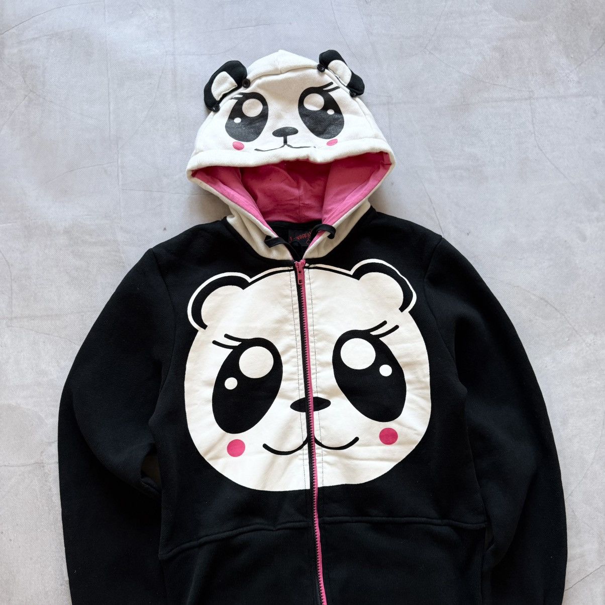 Hysteric Glamour Jawbreaker Panda Full Zip Faded Hoodie Hysteric Glamour Vibe Size M / US 6-8 / IT 42-44 - 7 Thumbnail