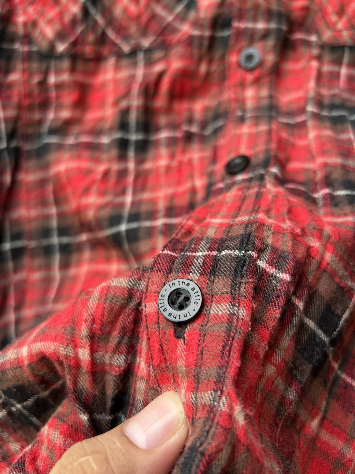 14th Addiction × If Six Was Nine × Japanese Brand IN THE ATTIC PLAID BUTTON UP SHIRT Size US M / EU 48-50 / 2 - 8 Thumbnail