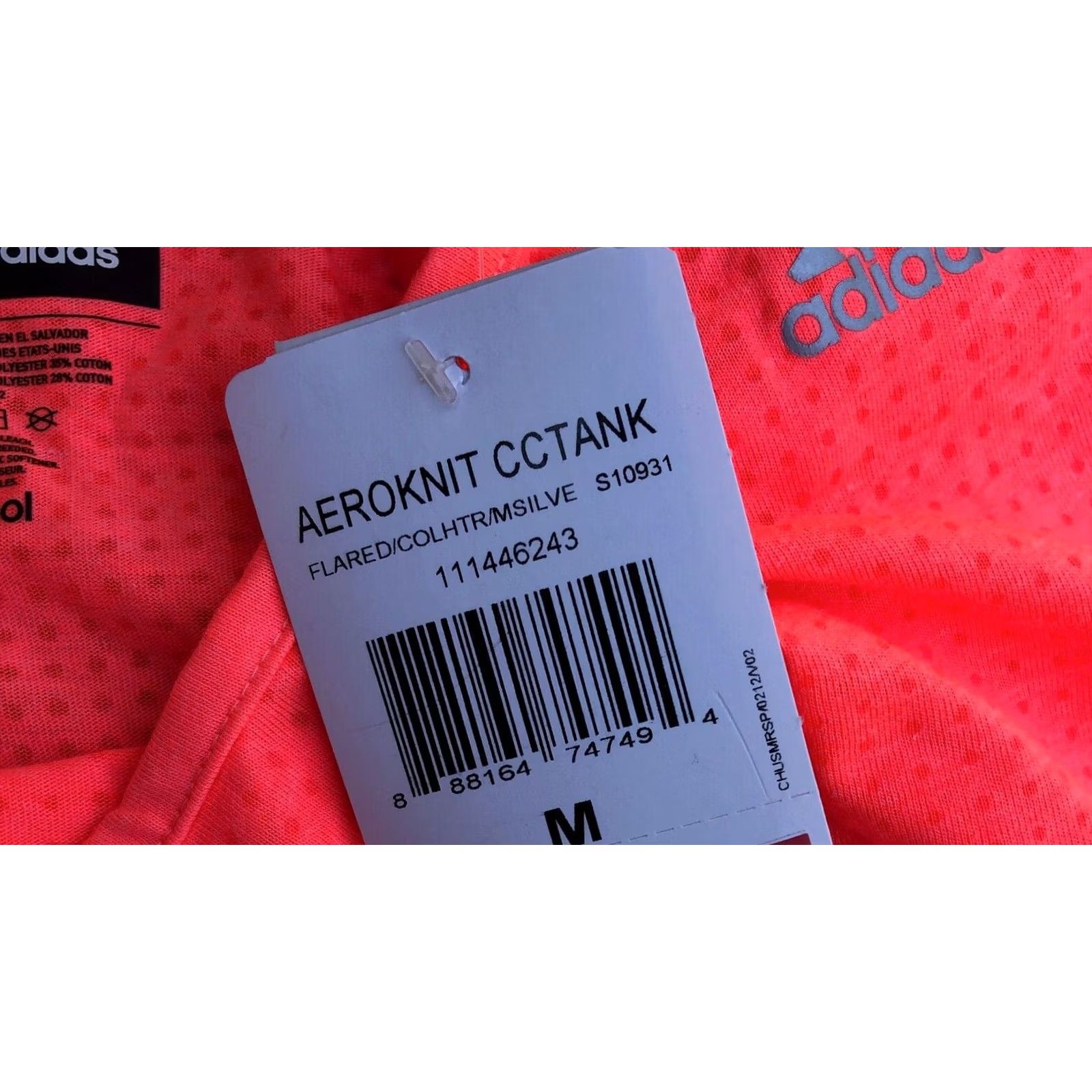 Adidas ADIDAS Aeroknit CC Tank Top Women's MEDIUM Climacool Orange S10931 Brand New Size M / US 6-8 / IT 42-44 - 5 Thumbnail
