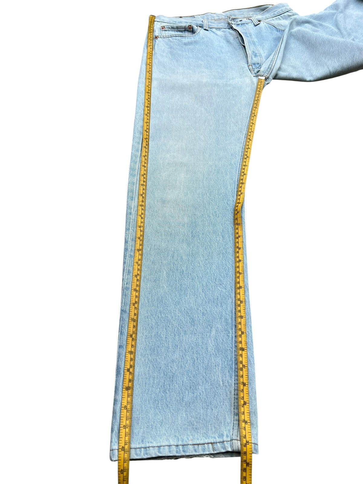 Levi's Vintage 80s Levis 501 Light Wash Denim Jeans 35x31 Size US 35 - 12 Thumbnail