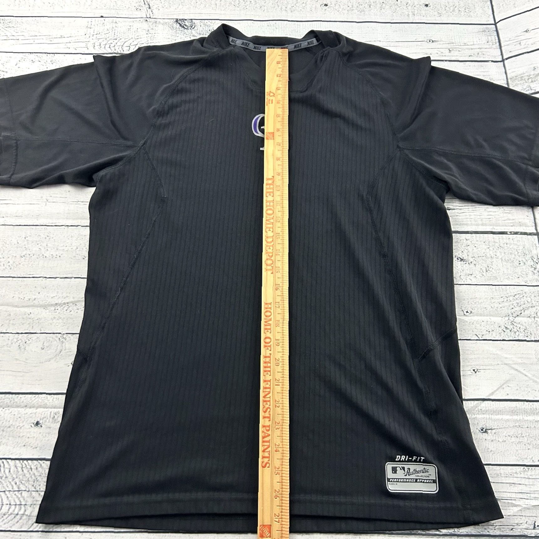 Nike Nike Performance Colorado Rockies Short Sleeve Athletic Shirt Mens XL Black Size US XL / EU 56 / 4 - 5 Thumbnail