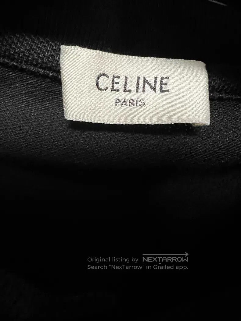 Celine CELINE Little Devil Embroidered Black Polo Shirt Short Sle Size US M / EU 48-50 / 2 - 3 Thumbnail