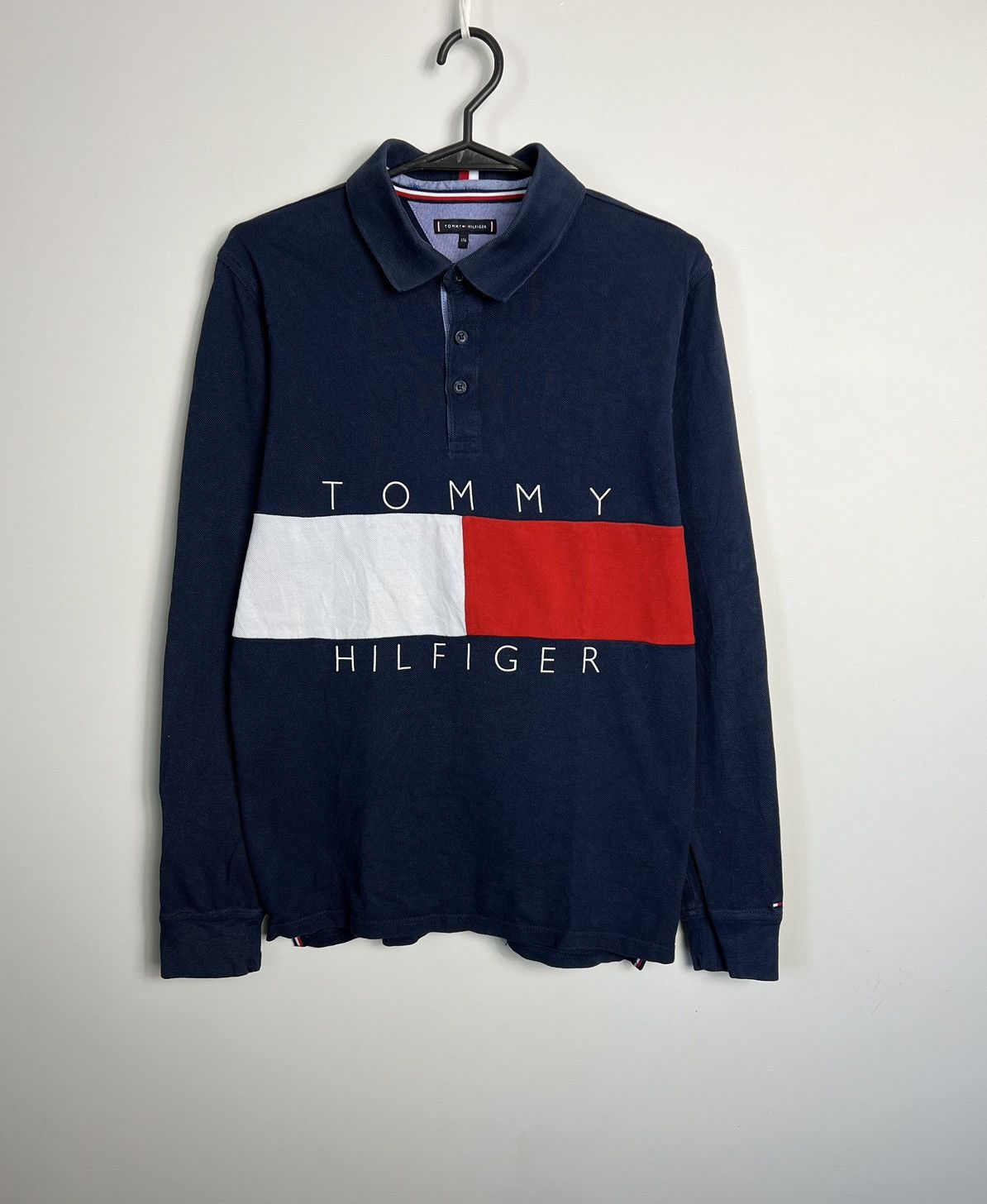 Tommy Hilfiger Longsleeve Tommy Hilfiger big logo great Size US M / EU 48-50 / 2 - 1 Thumbnail