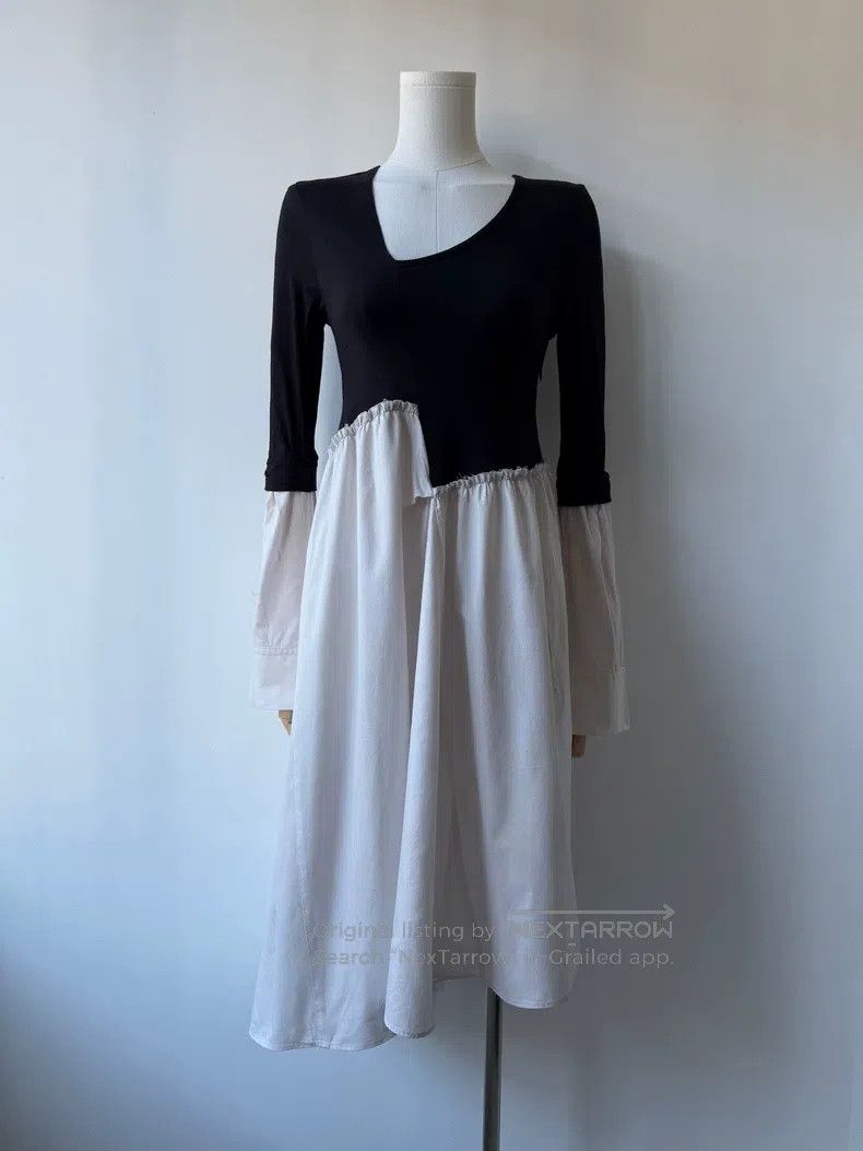 Yohji Yamamoto Yohji Yamamoto 10SS Show Patchwork Dress Size XS / US 0-2 / IT 36-38 - 2 Thumbnail