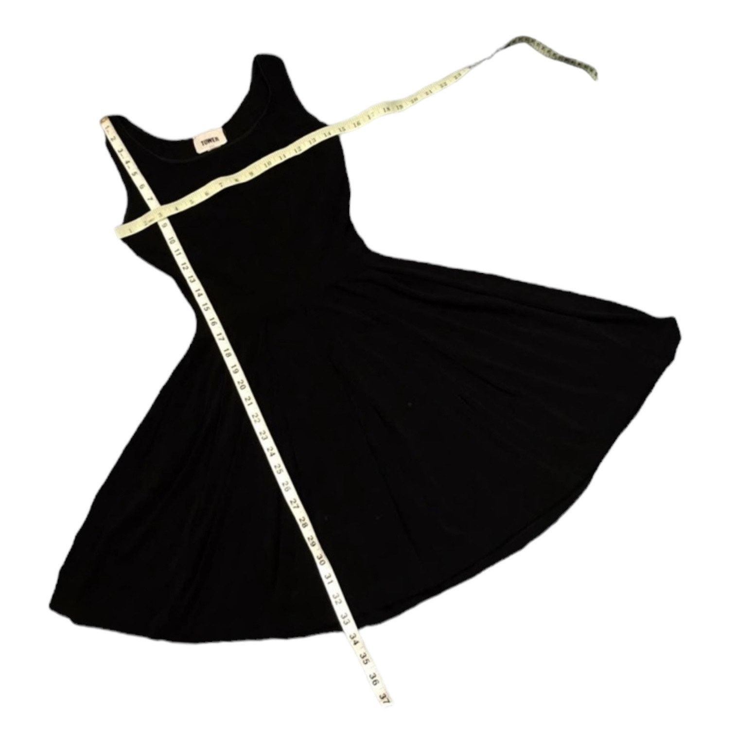 Vintage Vintage 80s 90s TOWER sleeveless pleated fit & flare dress Size M / US 6-8 / IT 42-44 - 12 Thumbnail