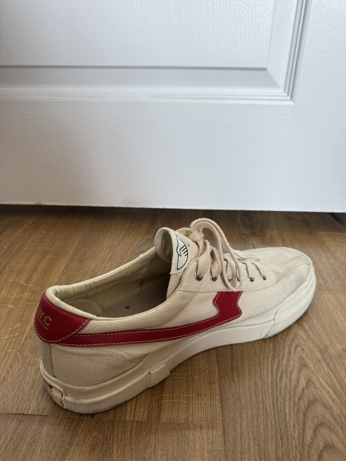 Stepney Workers Club STEPNEY WORKERS CLUB DELLOW S-STRIKE CUP CANVAS SNEAKER Size US 11.5 / EU 44-45 - 3 Thumbnail