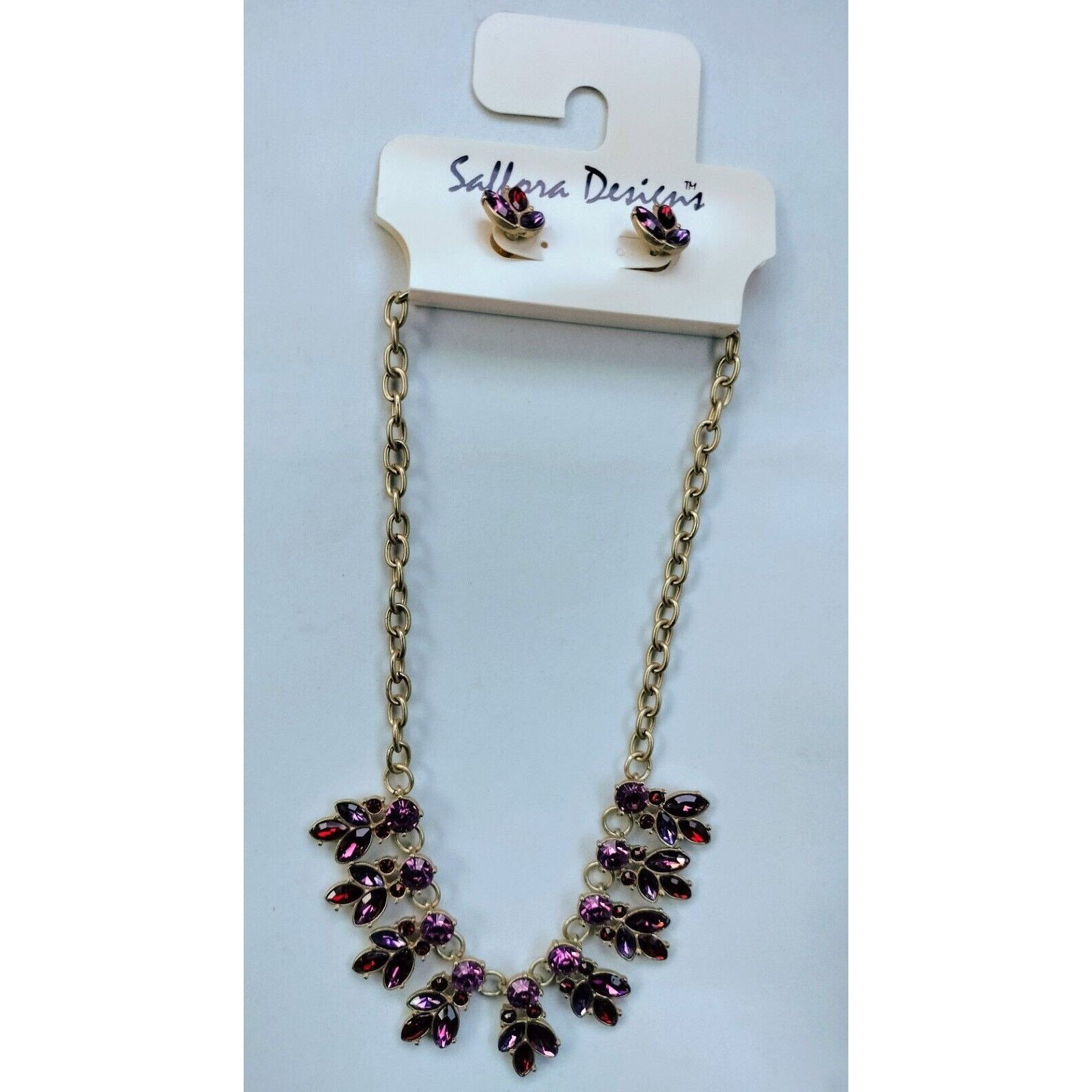 Other Saffora Designs Statement Necklace Pierced Earring Jewelry Size ONE SIZE - 8 Thumbnail