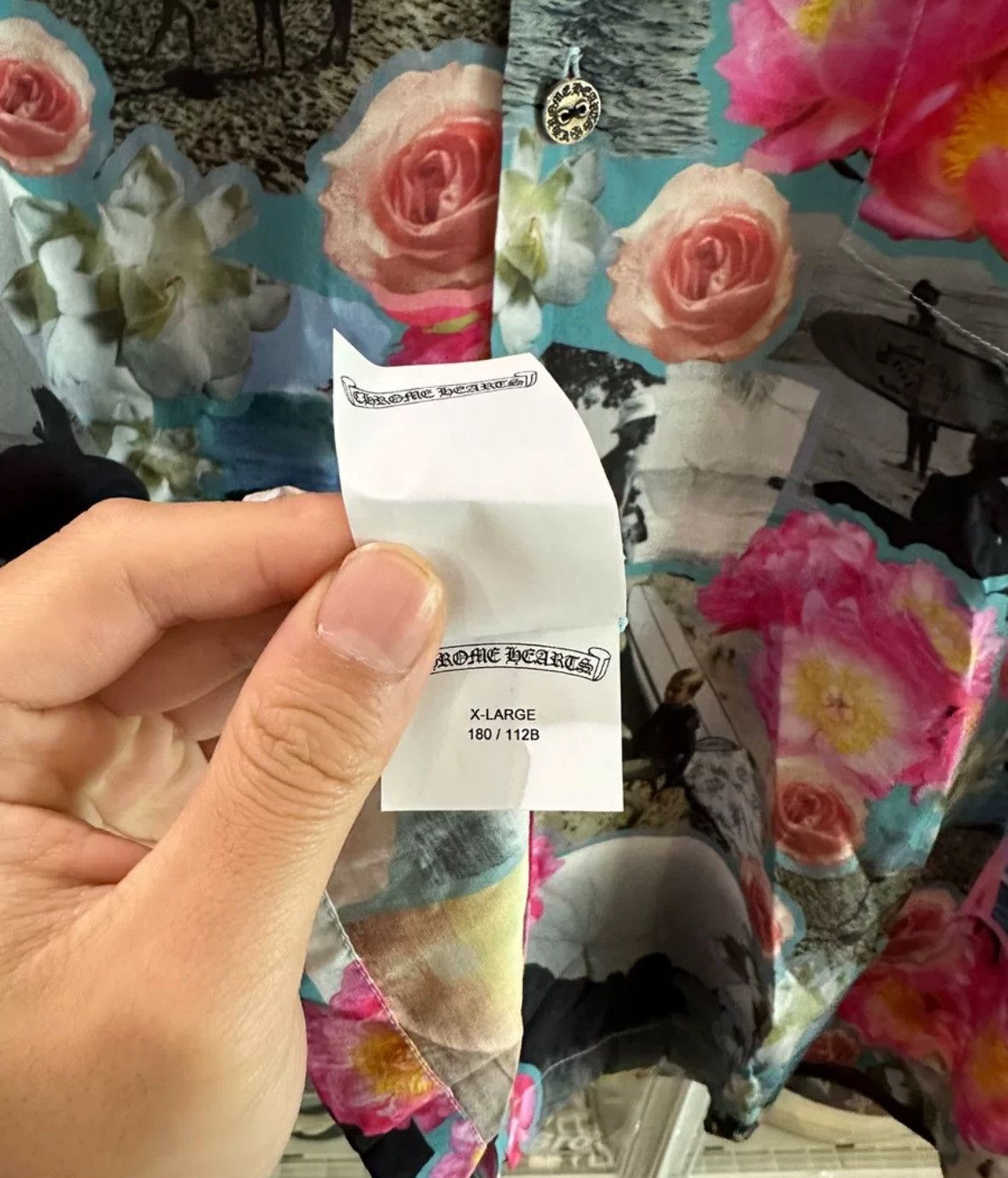 Chrome Hearts Hawaiian floral button up short sleeve shirt Size US XL / EU 56 / 4 - 5 Thumbnail