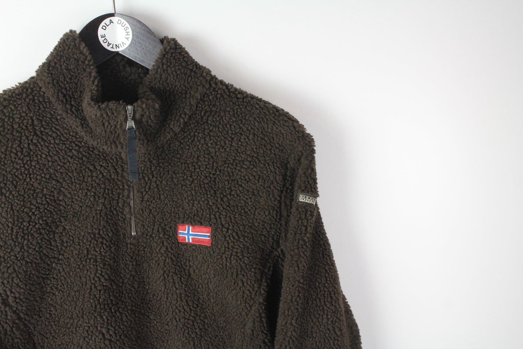 Napapijri Napapijri teddy Fleece 1/4 Zip Women's Large Size L / US 10 / IT 46 - 3 Thumbnail