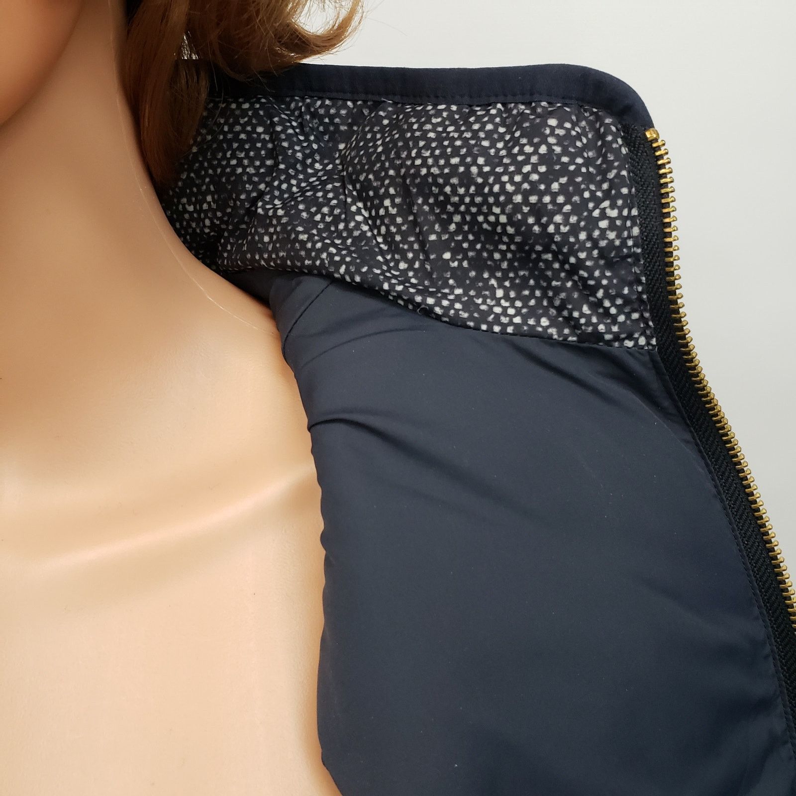 J.Crew J.CREW Excursion Vest Quilted Down Speckled Navy XXS/XS/S Size ONE SIZE - 12 Thumbnail