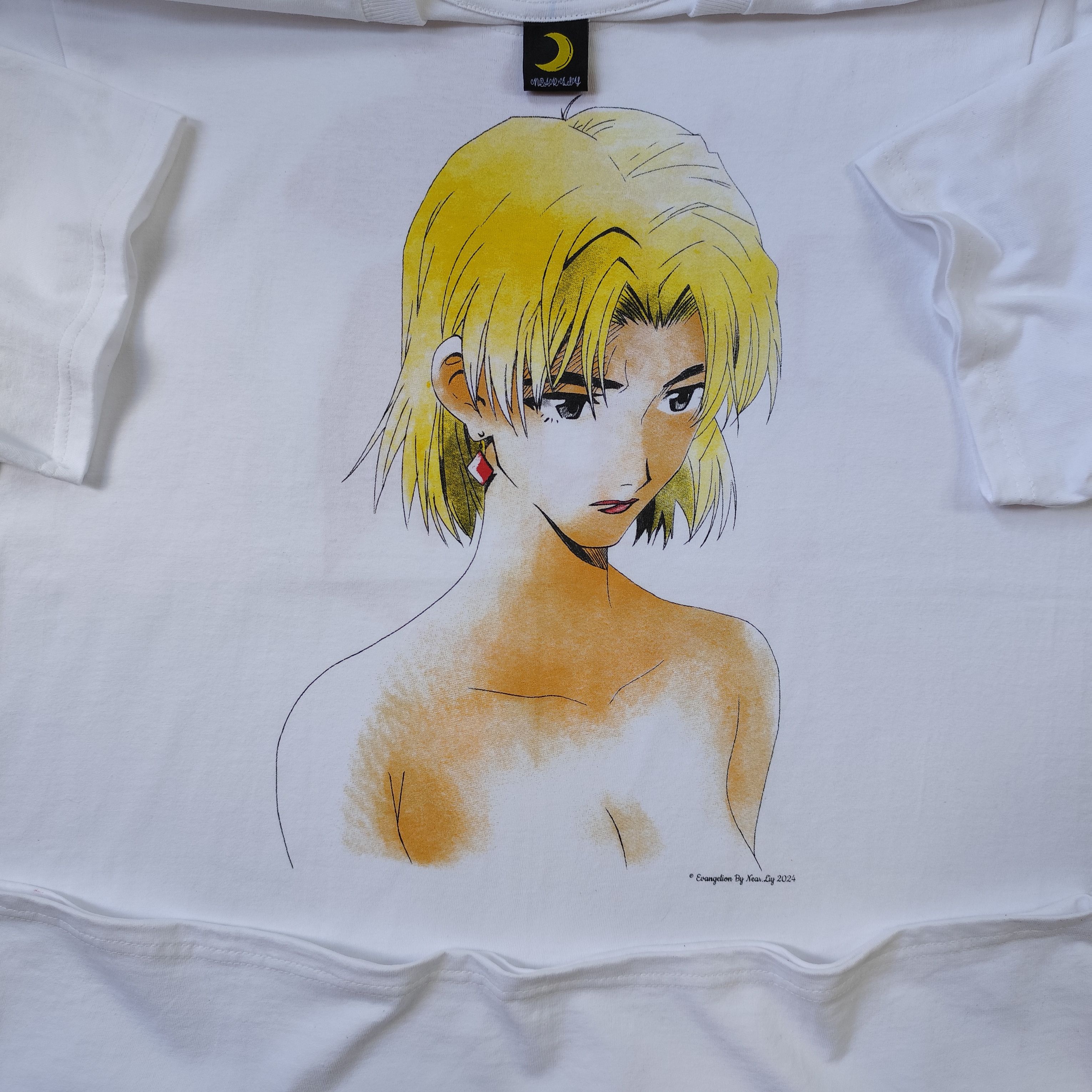 Anime × Japanese Brand × Vintage NEON GENESIS EVANGELION RITSUKO AKAGI RARE MANGA ANIME Size US XL / EU 56 / 4 - 1 Thumbnail