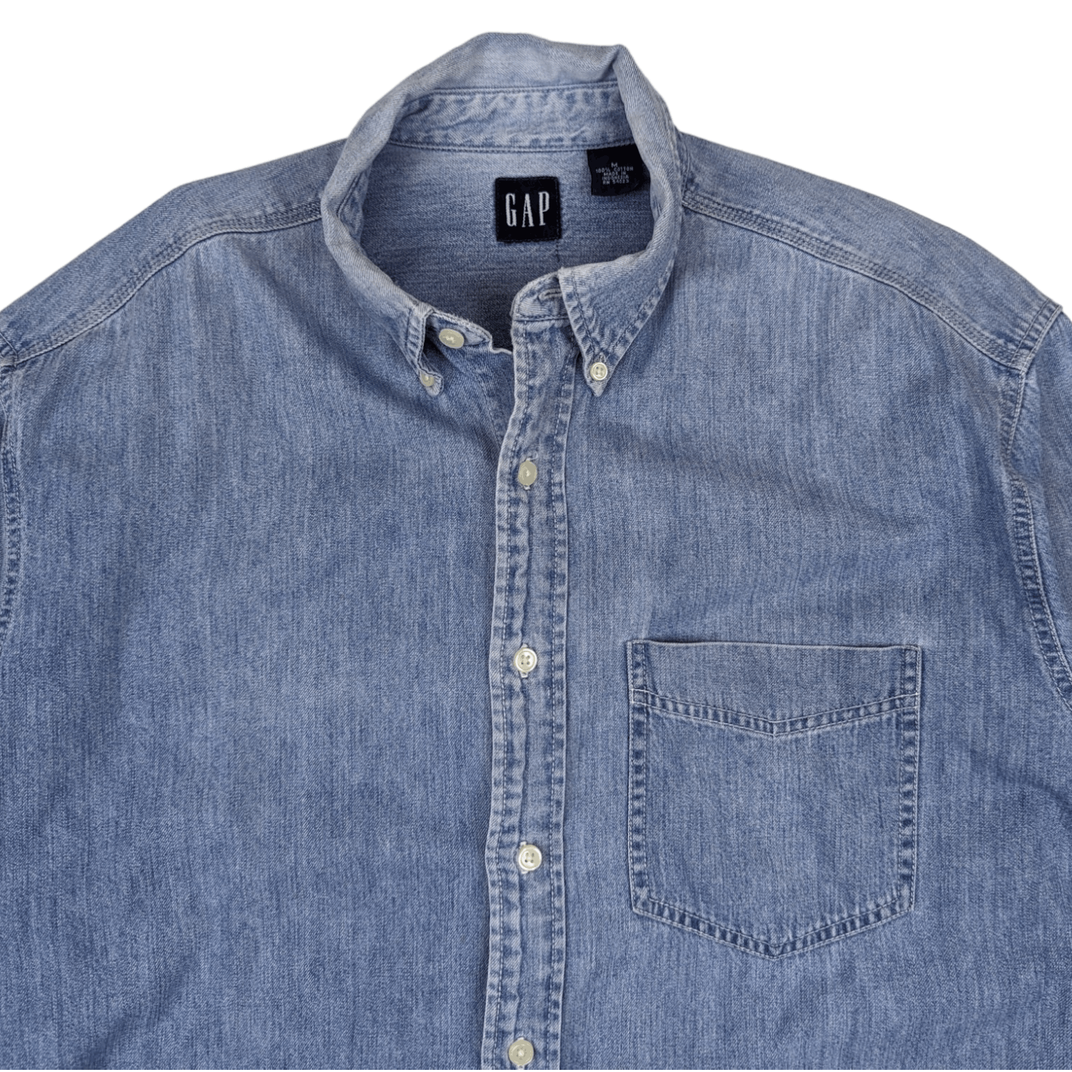 Gap GAP Denim Button Up Shirt Denim Style Jacket Size US M / EU 48-50 / 2 - 3 Thumbnail
