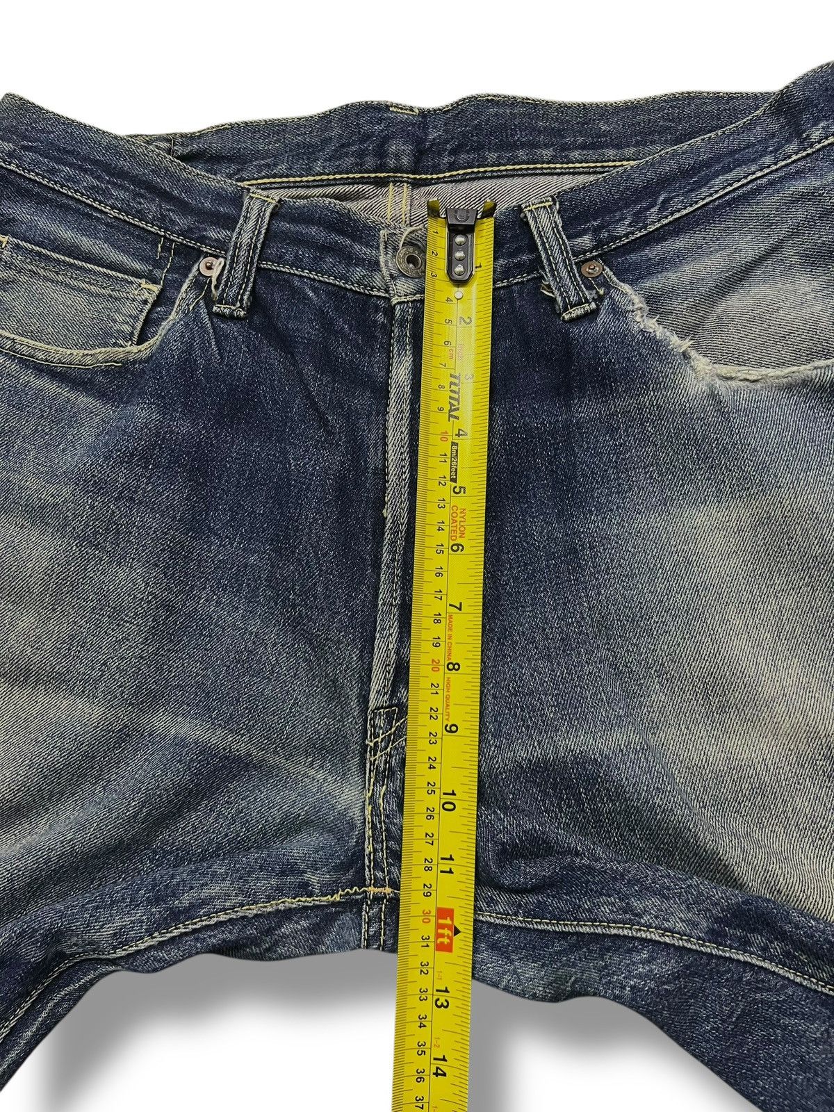 Japanese Brand Baggy Vintage Racy Blue & Co Selvedge Denim Japan Size US 33 - 17 Thumbnail