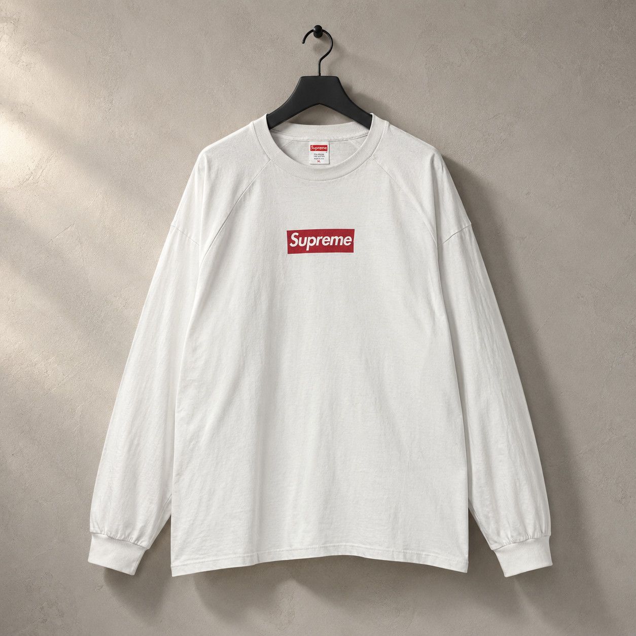 Supreme Supreme Box Logo Longsleeve White Size XL Size US XL / EU 56 / 4 - 1 Thumbnail