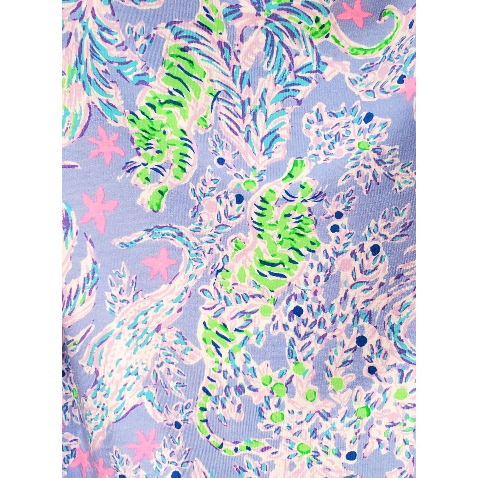 Lilly Pulitzer Lilly Pulitzer Top Womens S Blue Sheera One Shoulder Peri The Turtle Package Women Size S / US 4 / IT 40 - 4 Thumbnail