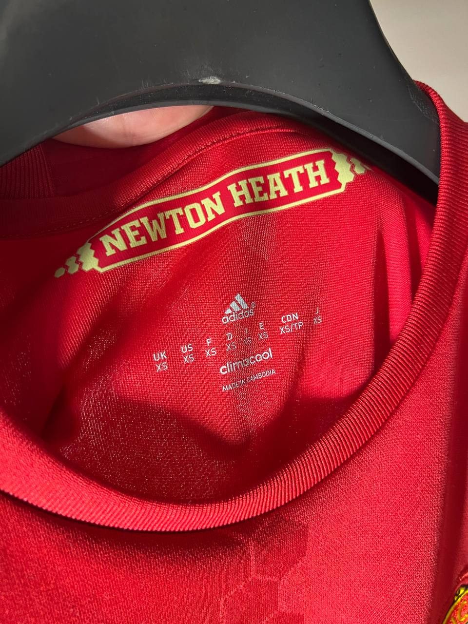 Nike VINTAGE ADIDAS FC MANCHESTER UNITED ENGLAND SOCCER JERSEY Size US XS / EU 42 / 0 - 7 Thumbnail