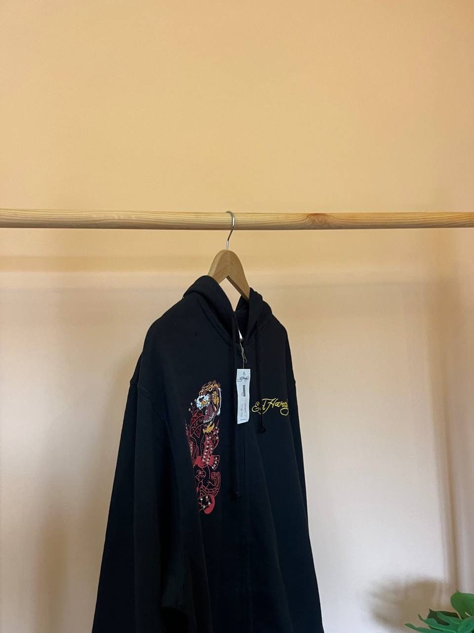 Christian Audigier × Ed Hardy NWT Vintage Ed Hardy Los Angeles Zip Hoodie Logo Rare XXL Size US XXL / EU 58 / 5 - 14 Thumbnail