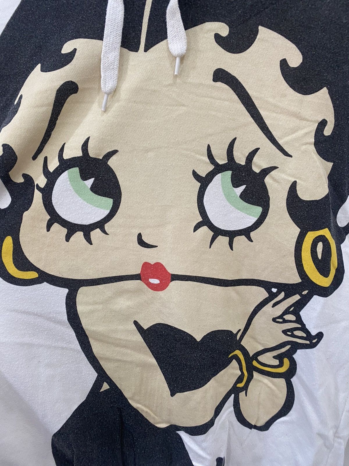 Anime ✅ VINTAGE BETTY BOOP cartoon rare hoodies sweater Size US L / EU 52-54 / 3 - 5 Thumbnail