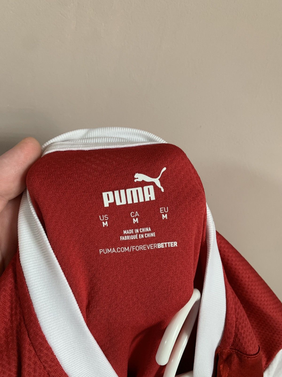 Puma Austria 2020 Home Football Shirt Puma Soccer Jersey Size M Size US M / EU 48-50 / 2 - 11 Thumbnail