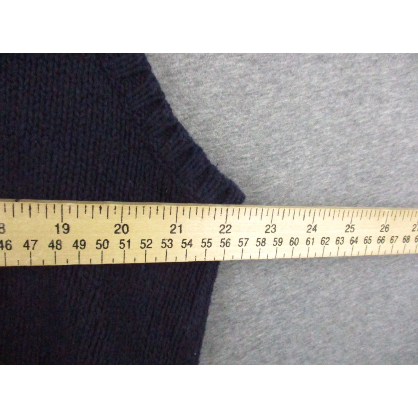 Ralph Lauren VINTAGE Polo Ralph Lauren Sweater Vest Large Navy V Neck Red Pony Mens Vest 90s Size US L / EU 52-54 / 3 - 7 Thumbnail
