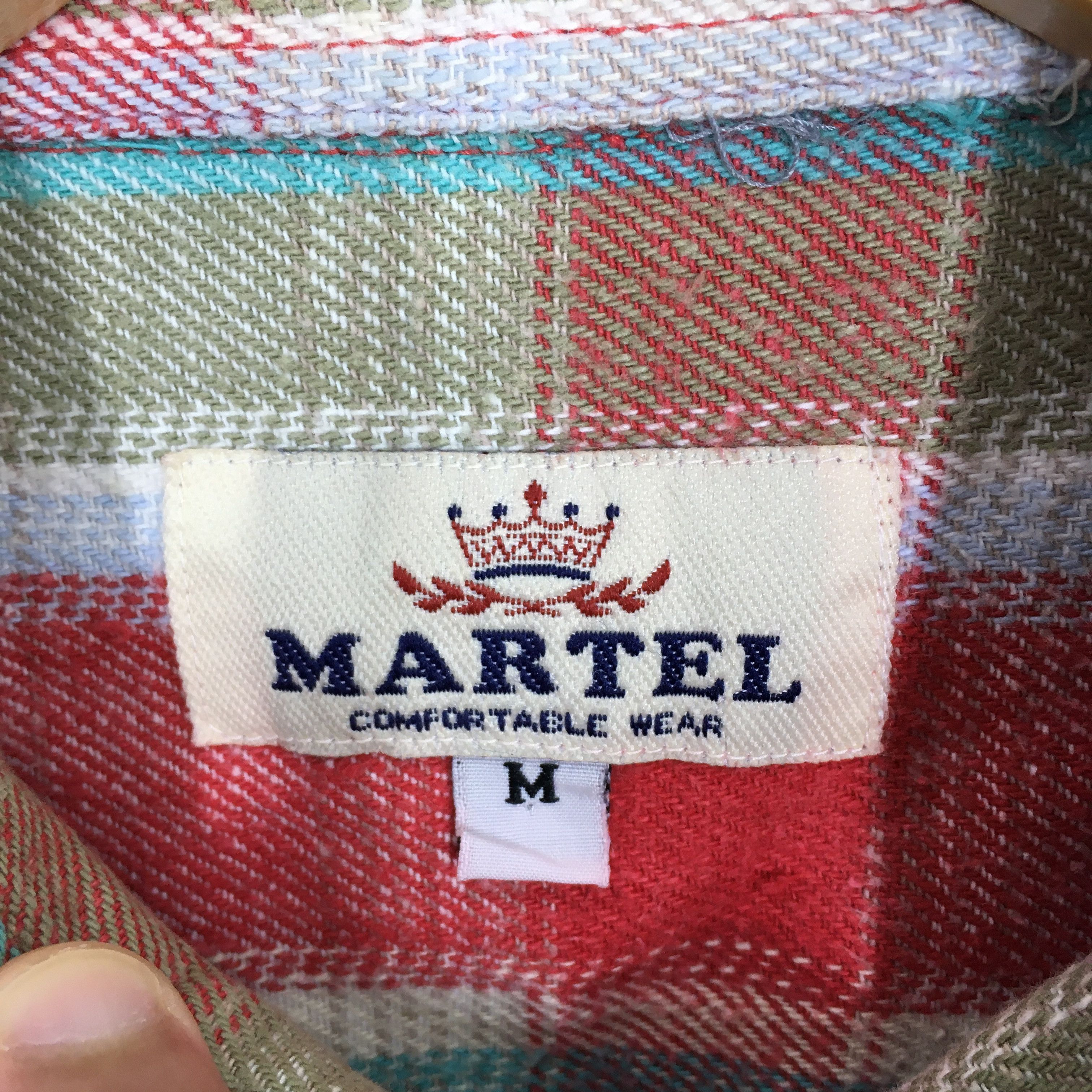 Flannel Vintage Martel Thick Plaid Checkered Flannel Shirt Medium Size US M / EU 48-50 / 2 - 6 Thumbnail