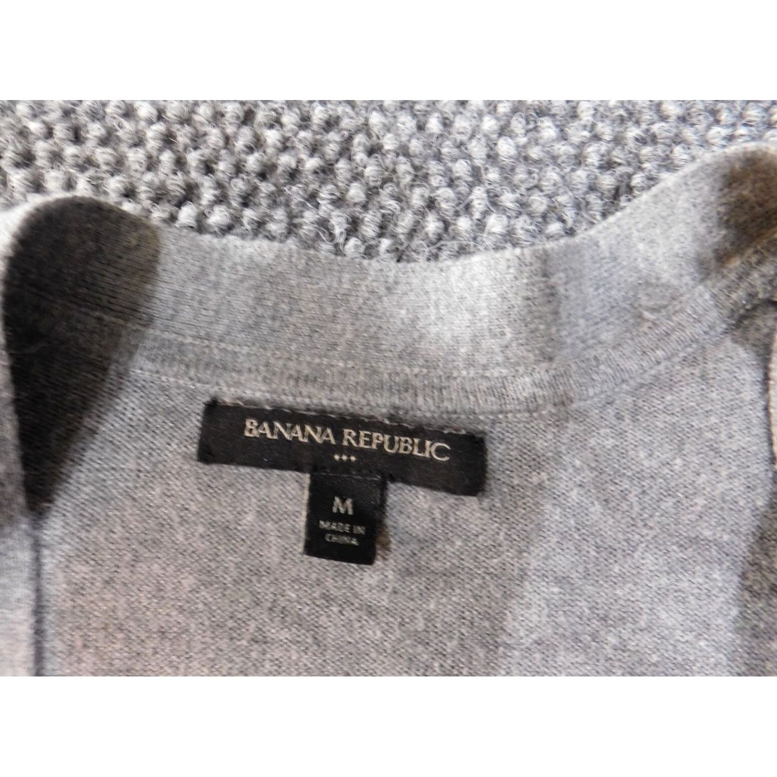 Banana Republic Banana Republic Sweater Cardigan Womens M Casual Open String Cable-Knit Floral Blue Raglan Sleeve Mens? Girls? Size M / US 6-8 / IT 42-44 - 4 Thumbnail