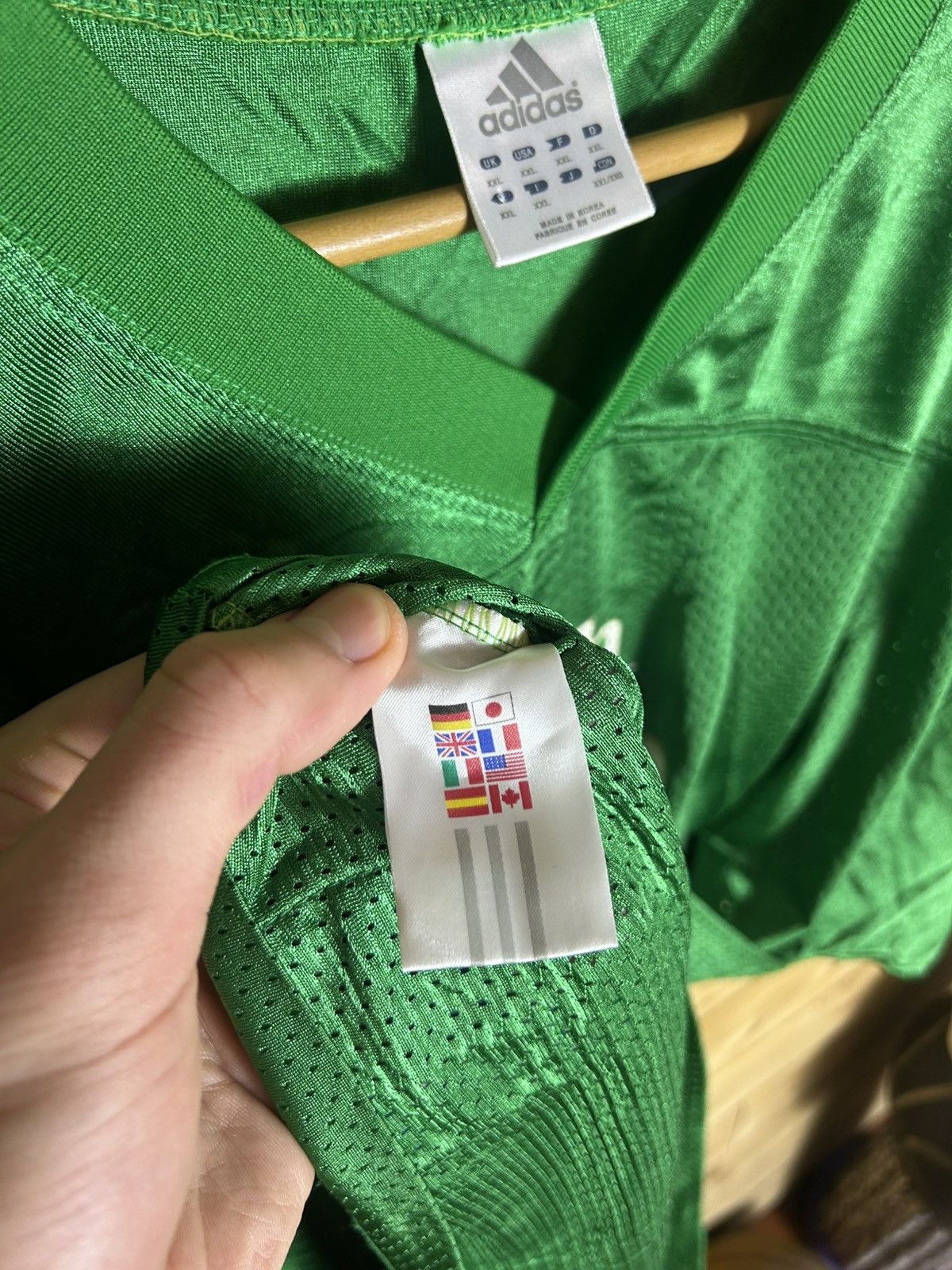 Adidas Vintage Adidas Notre Dame jersey Size US XXL / EU 58 / 5 - 8 Thumbnail