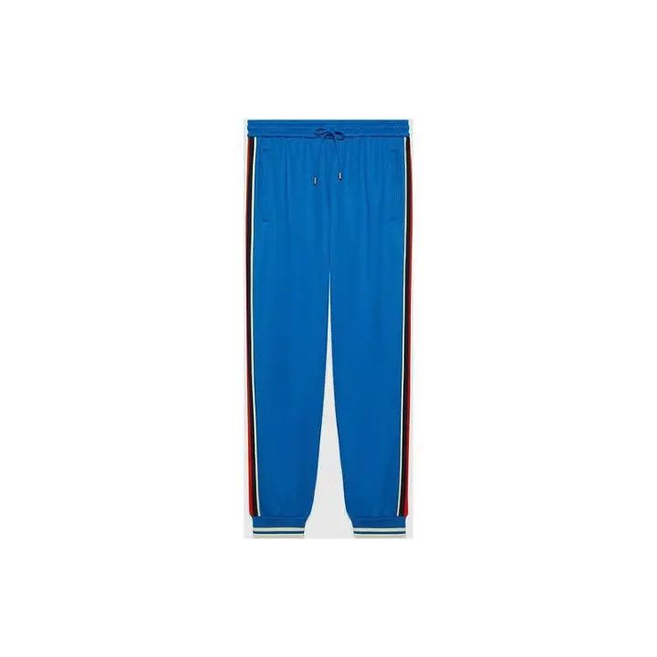 Gucci Gucci Blue Knitted Jogging Pants for Men Size US 34 / EU 50 - 1 Thumbnail