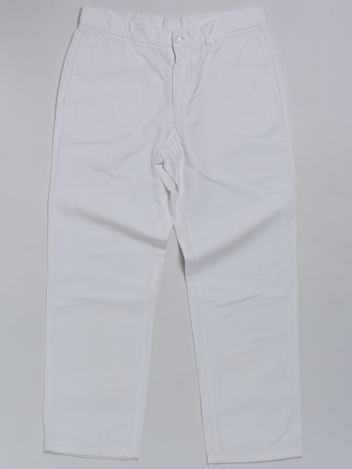 Burberry Burberry White Pants Trousers Vintage Size US 32 / EU 48 - 1 Thumbnail