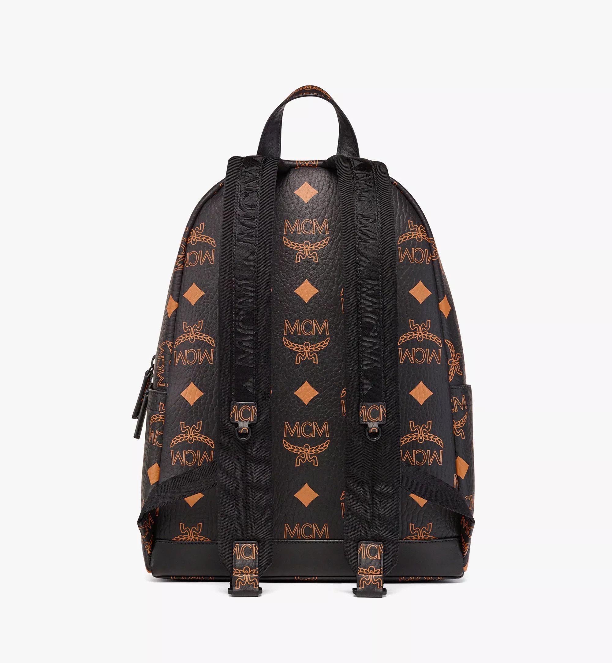 MCM o1mt1gz0125 Size: OS / Unisex Backpack Medium Black/Orange Size ONE SIZE - 5 Thumbnail