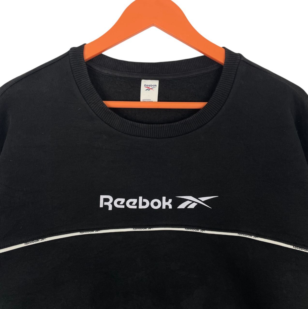 Reebok Vintage Reebok Spell Out Logo Pullover Sweatshirt Size US XL / EU 56 / 4 - 5 Thumbnail