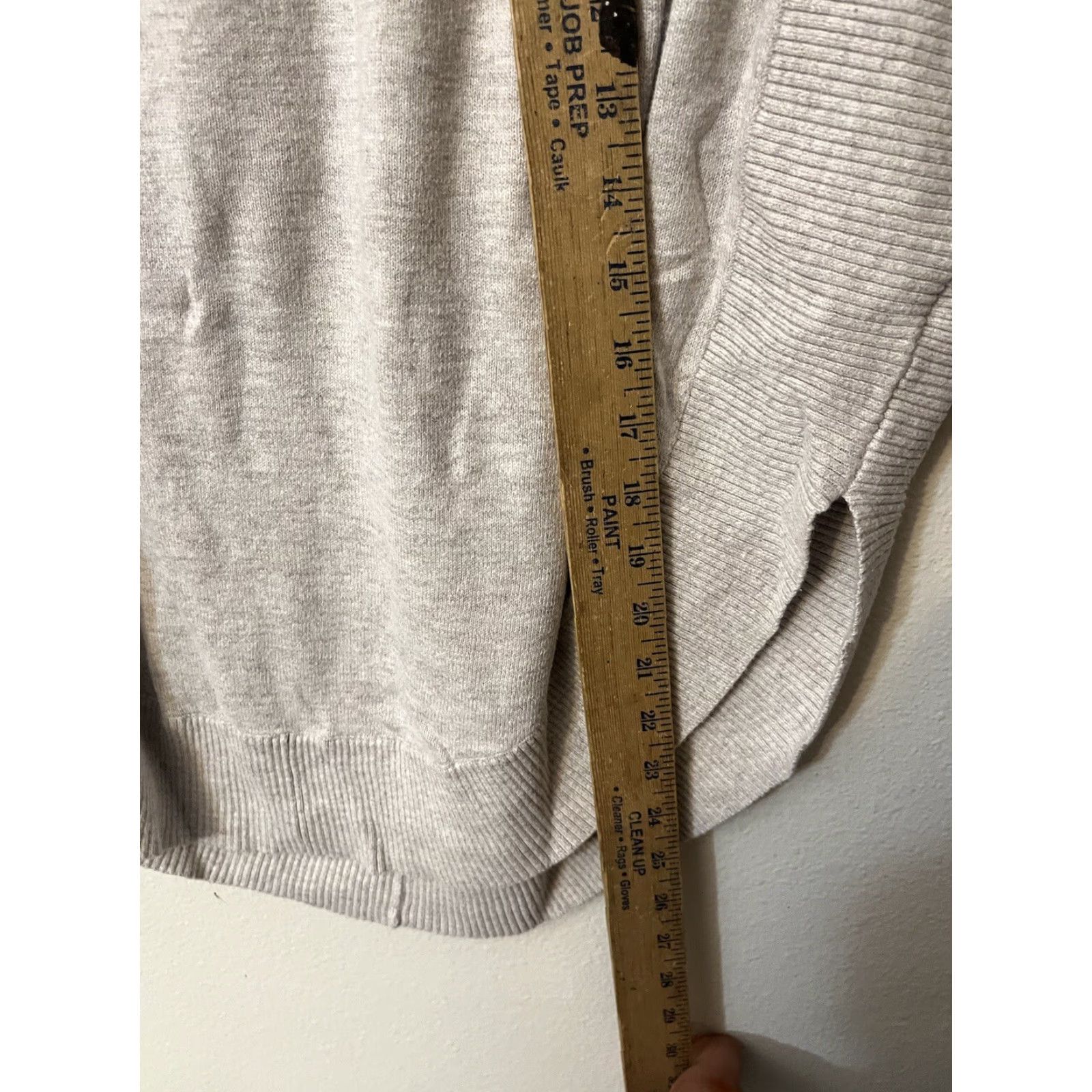 Express Express Shirt Women XS Gray Knit 3/4 Sleeve Boat Neck Pullover Tunic Casual 90s? Size XXS / US 00 / IT 34 - 4 Thumbnail