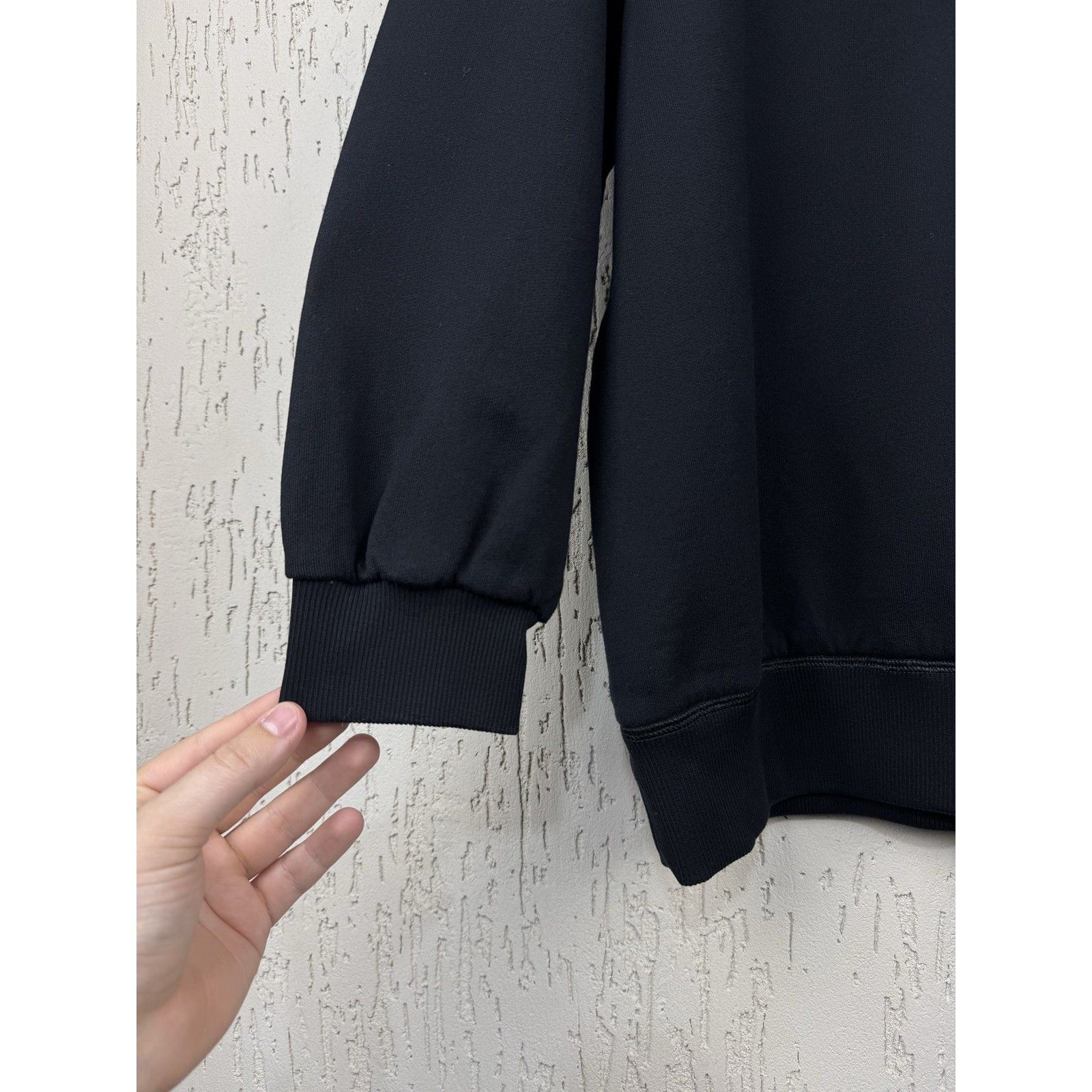Dolce & Gabbana Dolce & Gabbana Logo Plaque Men's Sweatshirt Pullover – Blac Size US XL / EU 56 / 4 - 8 Thumbnail