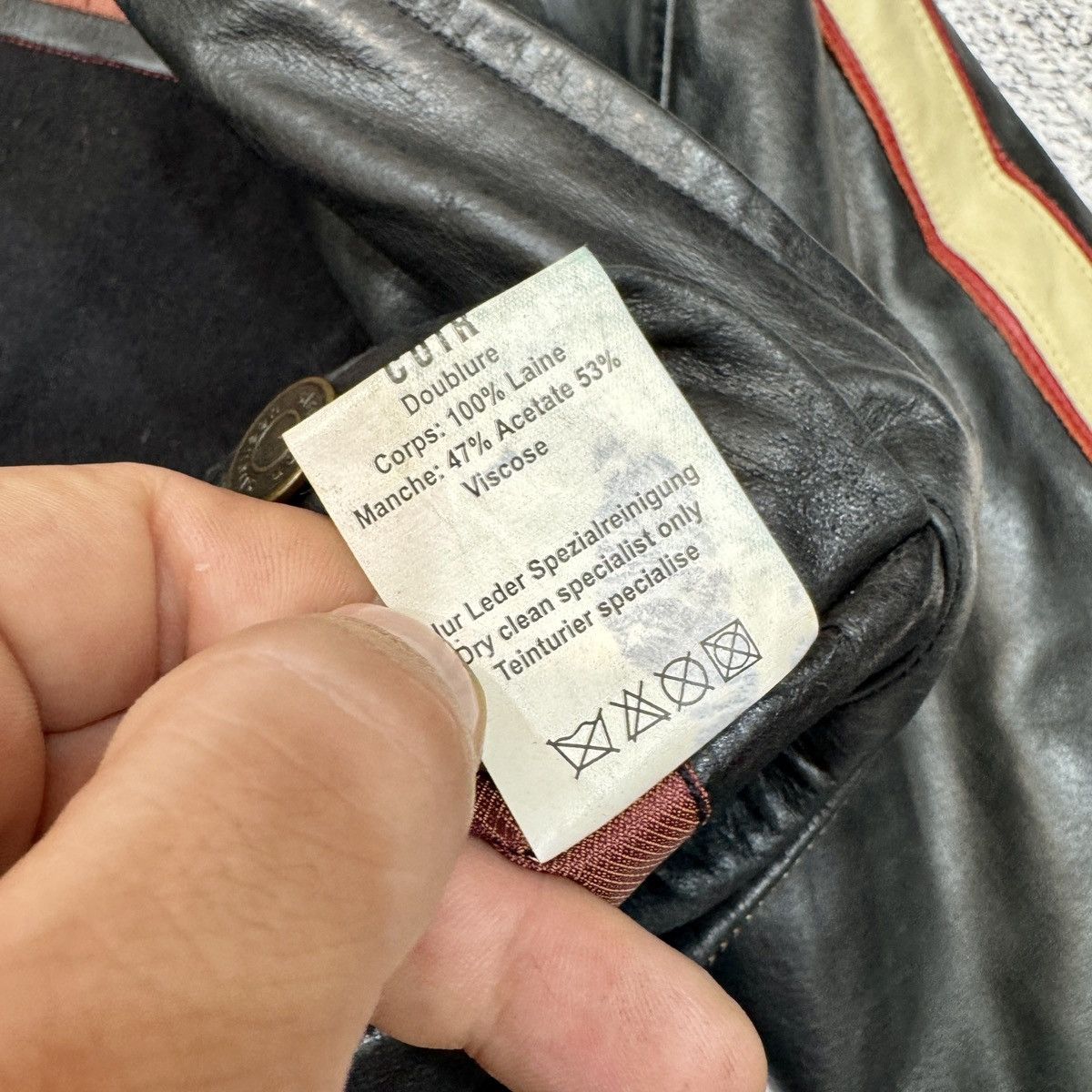 Strellson Strellson Mens Leather Jacket Wool Lining 48 size M Size US M / EU 48-50 / 2 - 17 Thumbnail