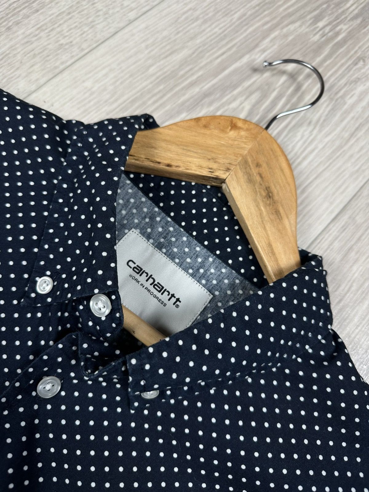 Carhartt Carhartt WIP Long Sleeve Dots Polka Buttons Shirt Size US L / EU 52-54 / 3 - 5 Thumbnail