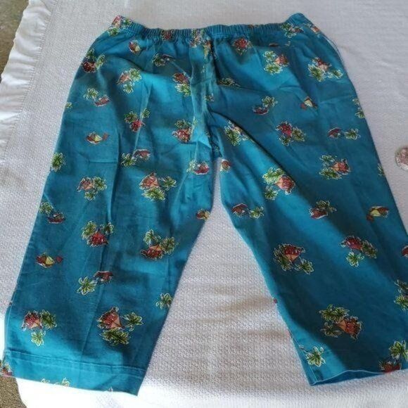Designer Breckenridge Vintage Graphic Pullon High Rise Caribbean Sz 2 Size 36" / US 14 / IT 50 - 11 Thumbnail