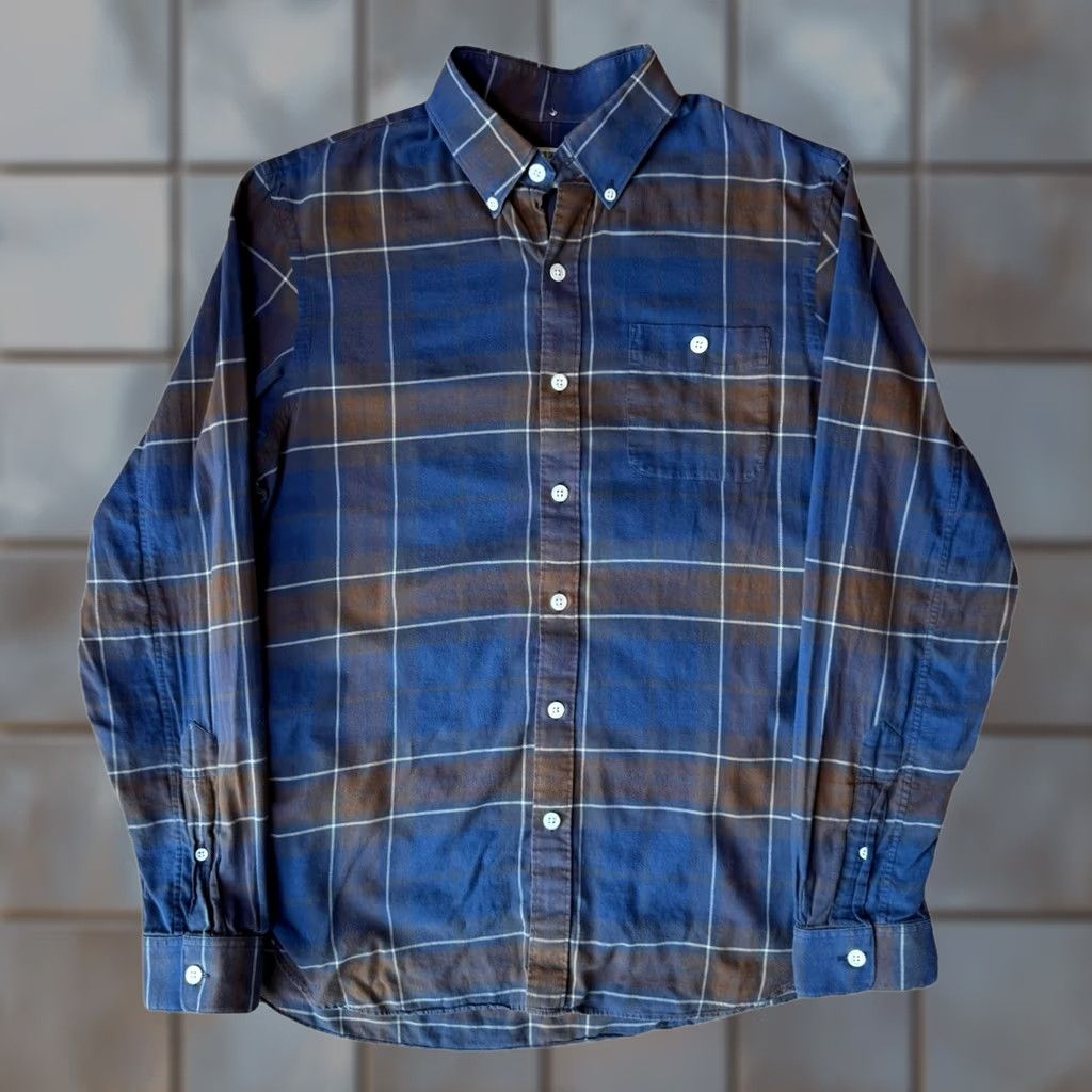 Todd Snyder Todd Snyder Shirt Small Blue Multicolor Plaid Long Sleeve Cotton Made In USA Size US S / EU 44-46 / 1 - 1 Thumbnail