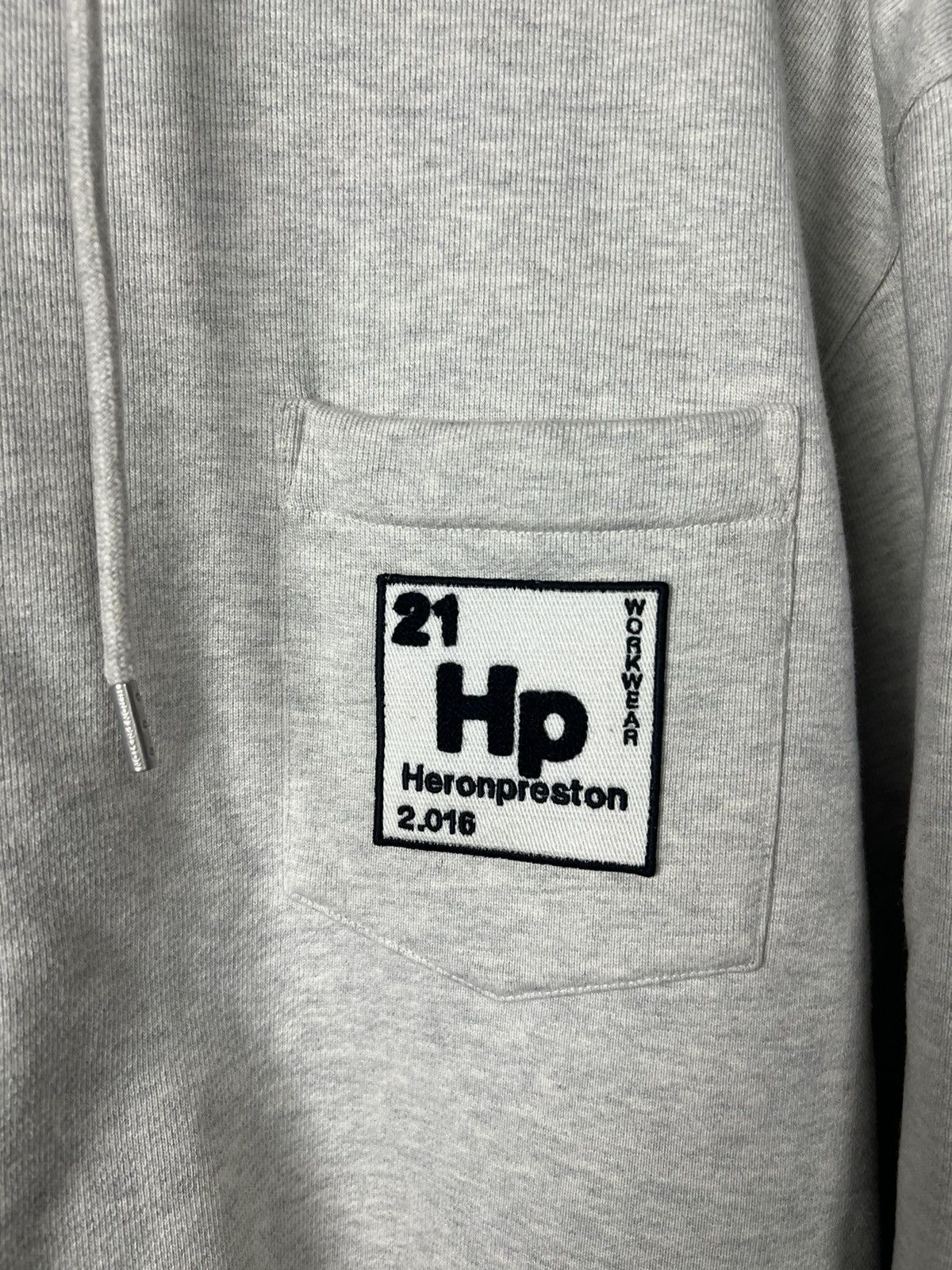 Heron Preston (M) Heron Preston Periodic Pocket Hoodie Grey authentic RARE Size US M / EU 48-50 / 2 - 5 Thumbnail