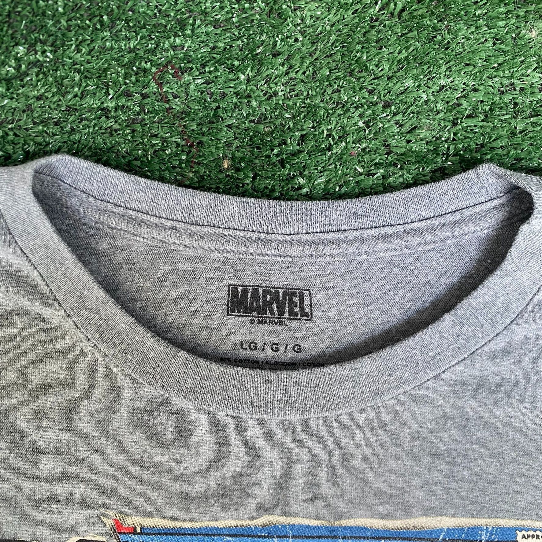 Marvel Comics Vintage Y2K Marvel Avengers Shirt Gray Retro Comic Book Tee Size US L / EU 52-54 / 3 - 5 Thumbnail