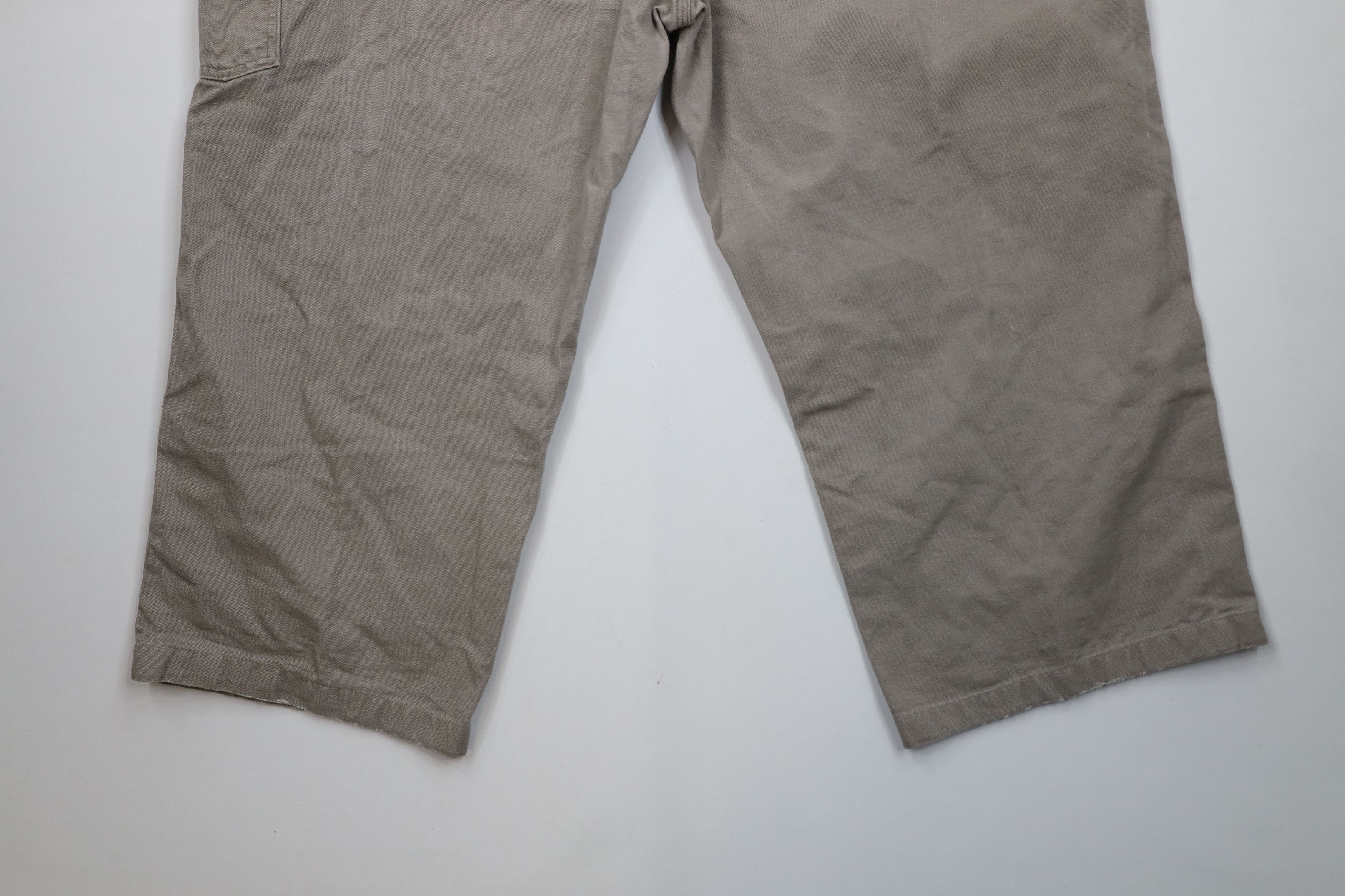 Carhartt × Vintage Vintage Y2K Carhartt Dungaree Wide Leg Canvas Pants Desert Size US 44 / EU 60 - 12 Thumbnail