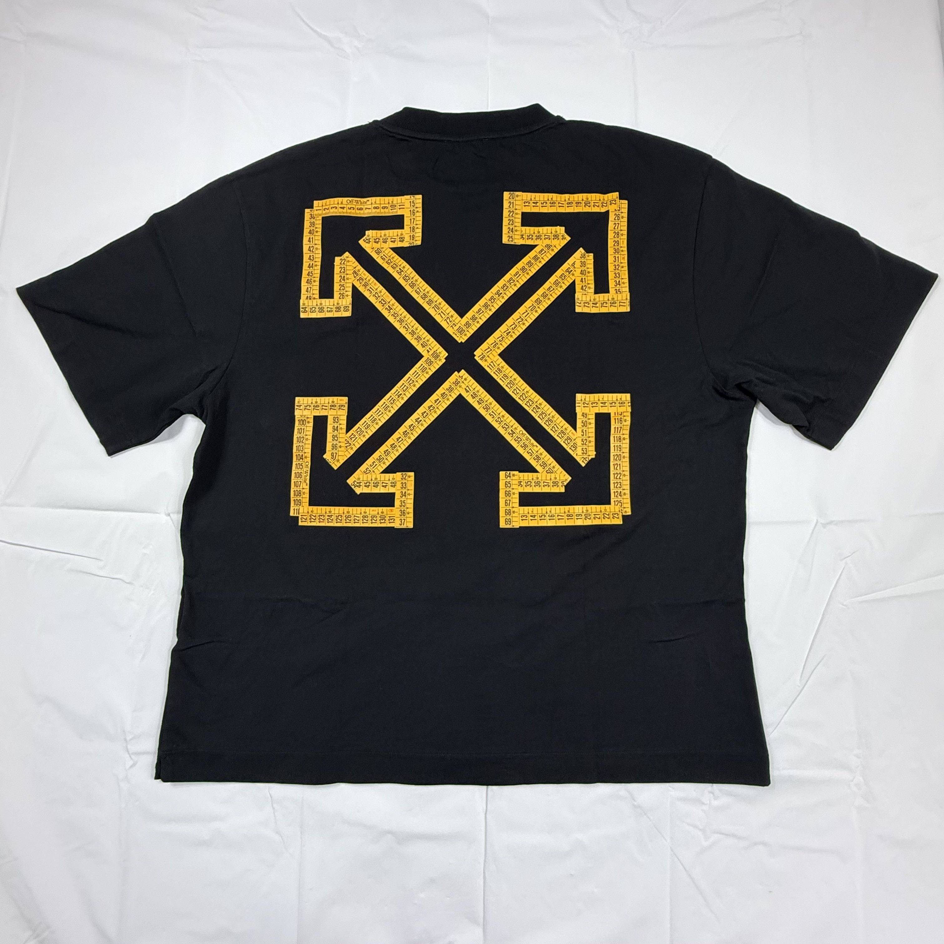 Off-White Off-White Virgil Abloh Black Measuring Tape Arrow shirt Size US XL / EU 56 / 4 - 1 Thumbnail