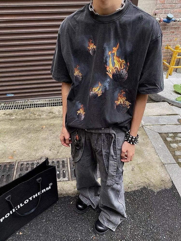 Japanese Brand × Vintage Vintage punk shirt Size US L / EU 52-54 / 3 - 4 Thumbnail