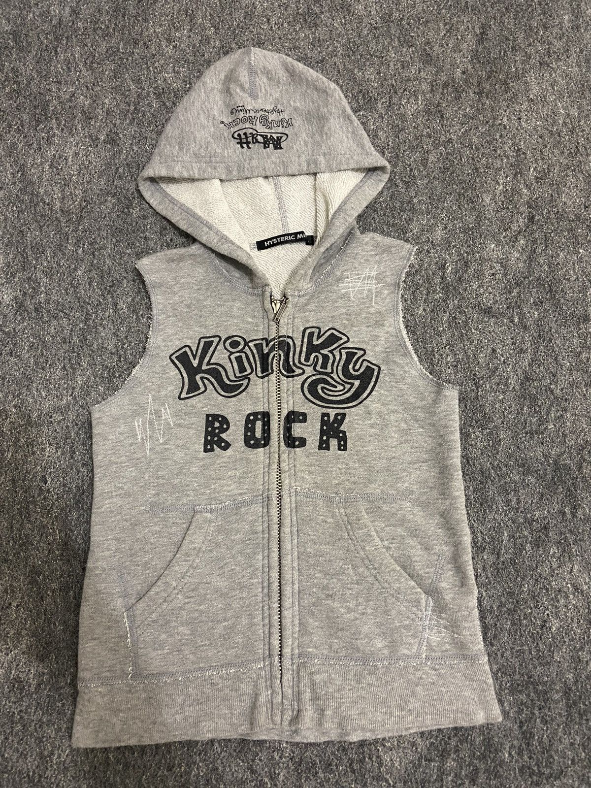 Hysteric Glamour × Japanese Brand hysteric glamor mini vest hoddie kinky rock Size US XXS / EU 40 - 1 Thumbnail