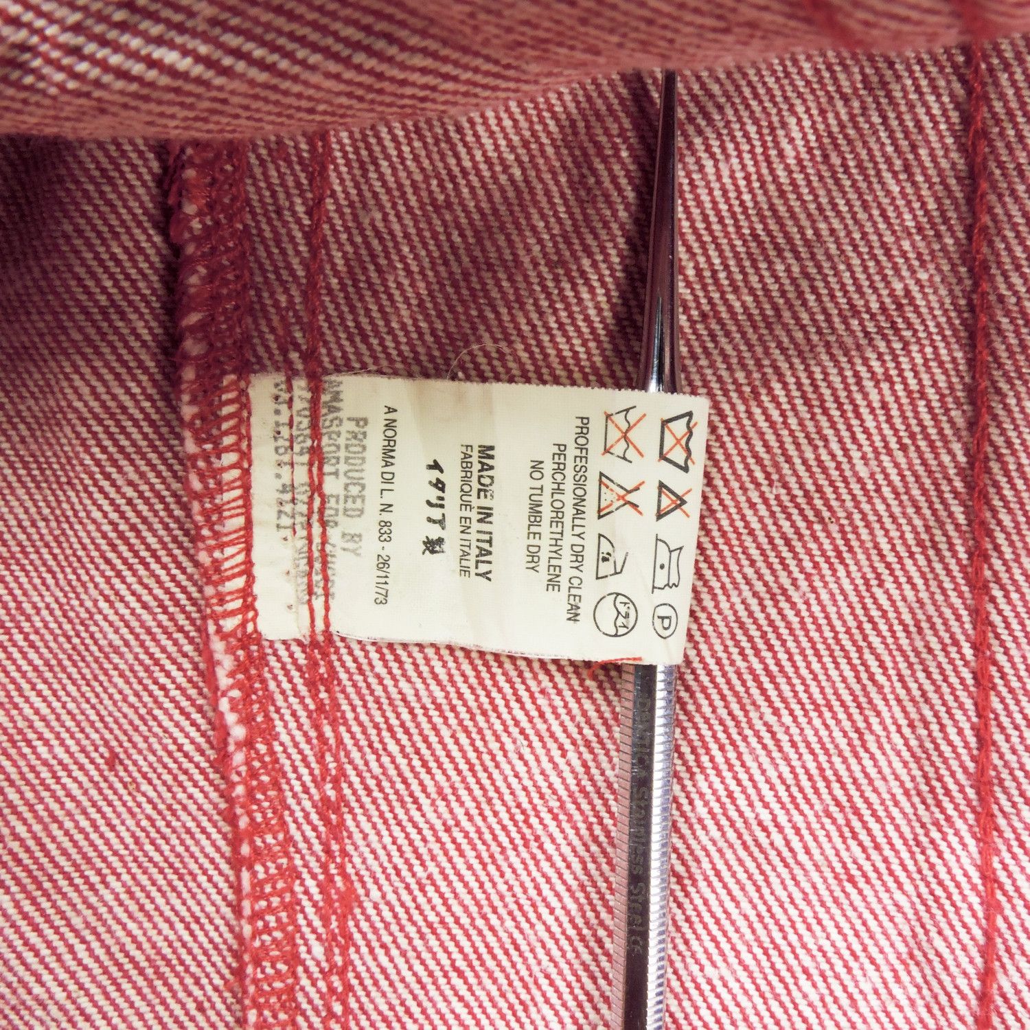 Gucci GUCCI BY TOM FORD RED DENIM JACKET Size M / US 6-8 / IT 42-44 - 4 Thumbnail