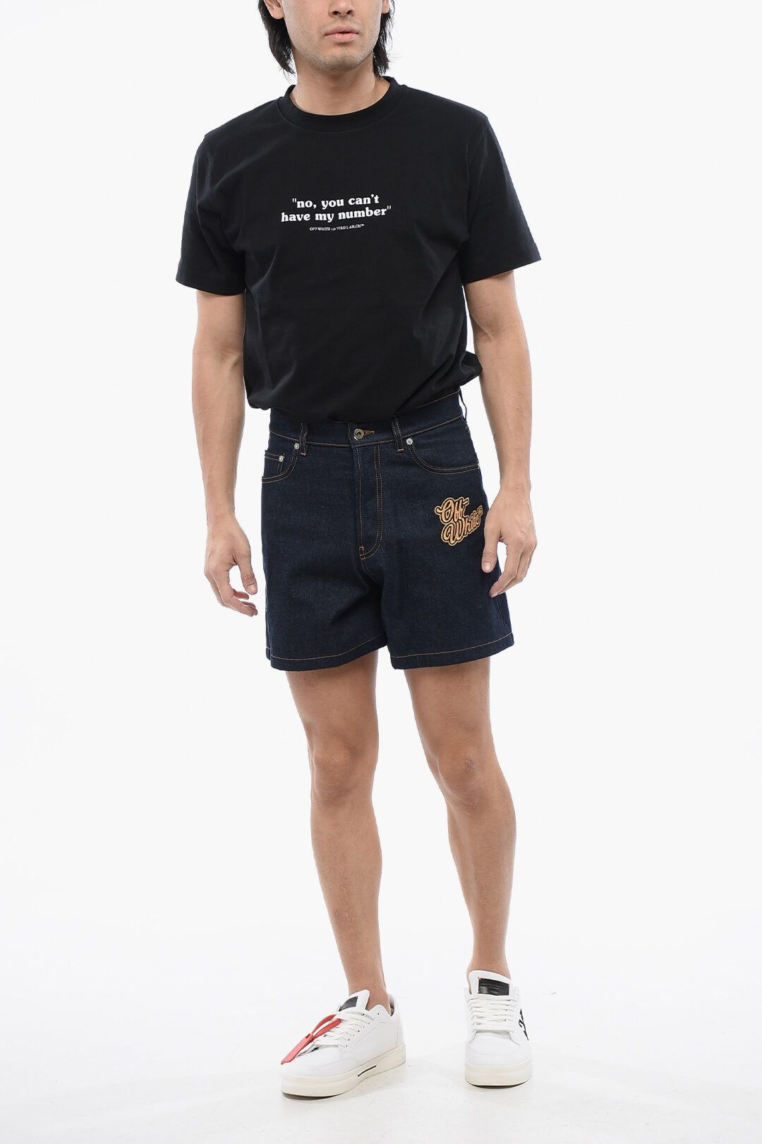 Off-White og1mm1025 Denim Short in Blue Size US 32 / EU 48 - 4 Thumbnail