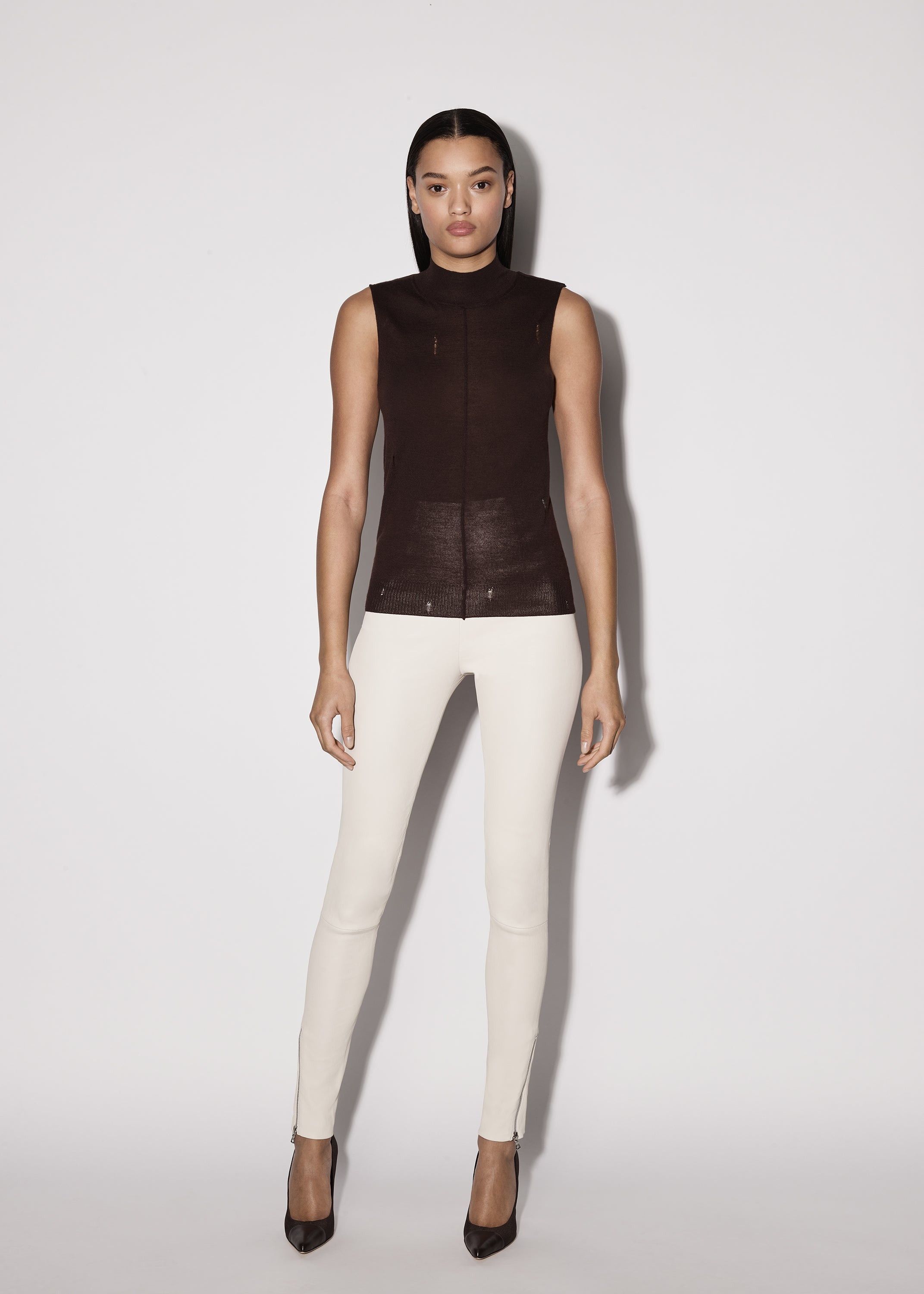 Amiri o1y0425 Tank Top in Chocolate Brown Size XS / US 0-2 / IT 36-38 - 2 Thumbnail