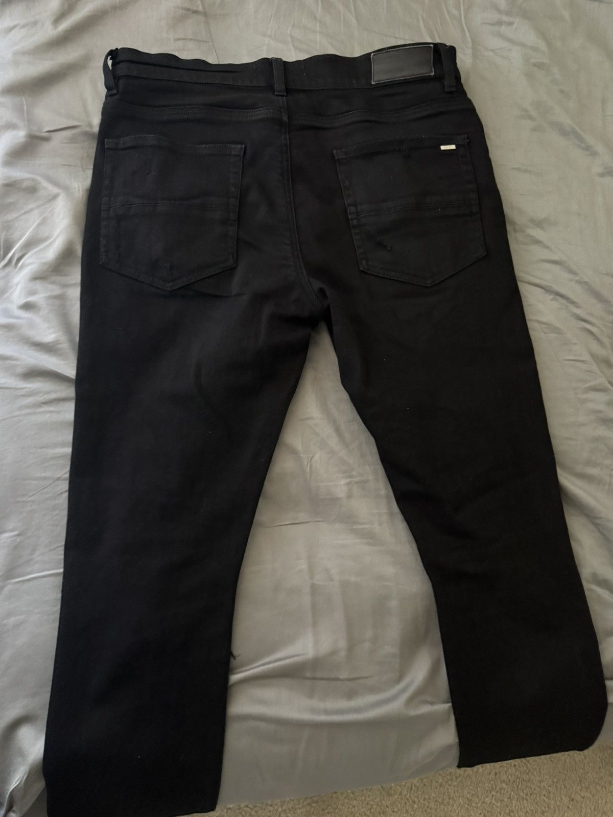 Amiri All black patch amiri denim jeans Size US 34 / EU 50 - 3 Thumbnail