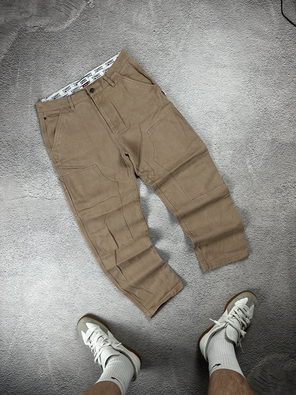 Tommy Jeans Tommy Jean Double Carpenter Baggy Pants Y2K Old Money Style Size US 32 / EU 48 - 1 Thumbnail